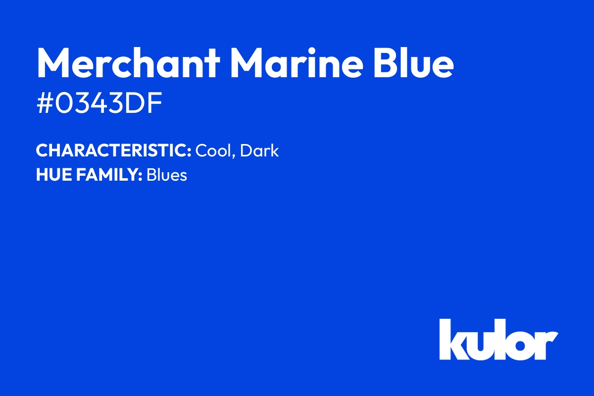 Merchant Marine Blue is a color with a HTML hex code of #0343df.