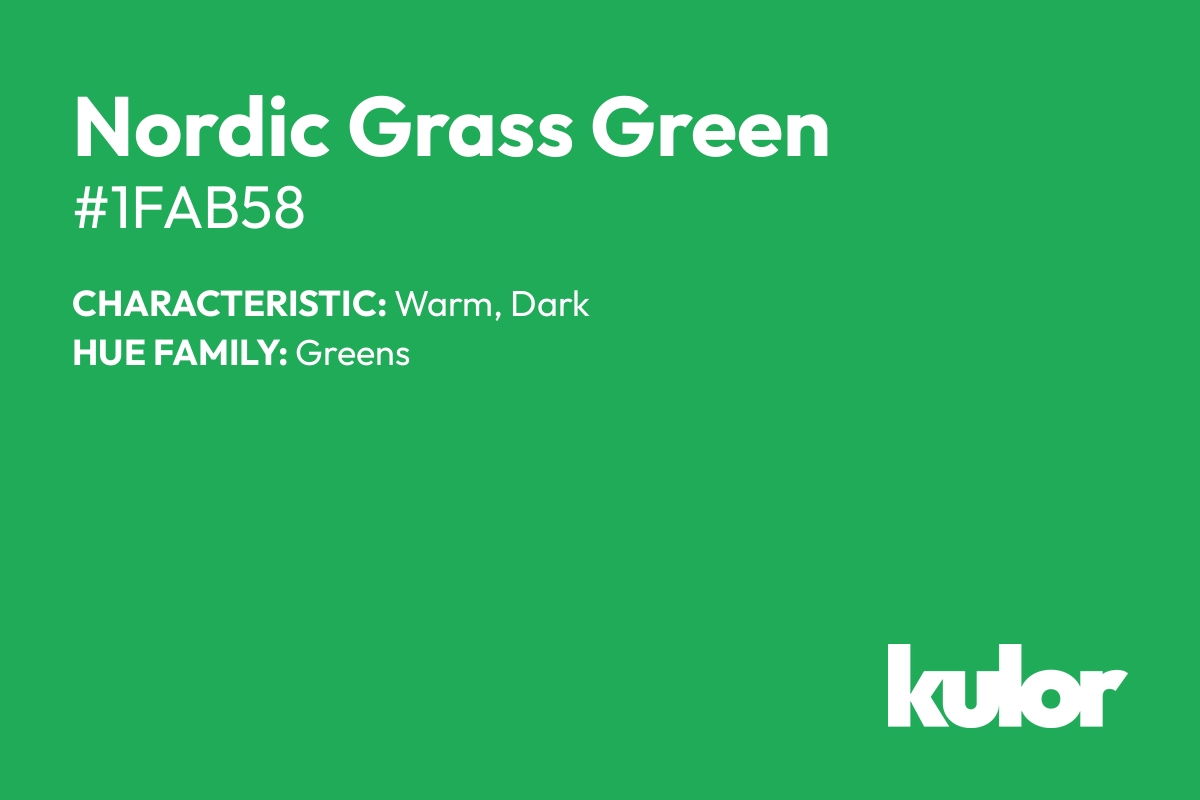 Nordic Grass Green is a color with a HTML hex code of #1fab58.