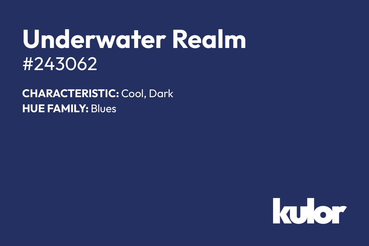 Underwater Realm is a color with a HTML hex code of #243062.