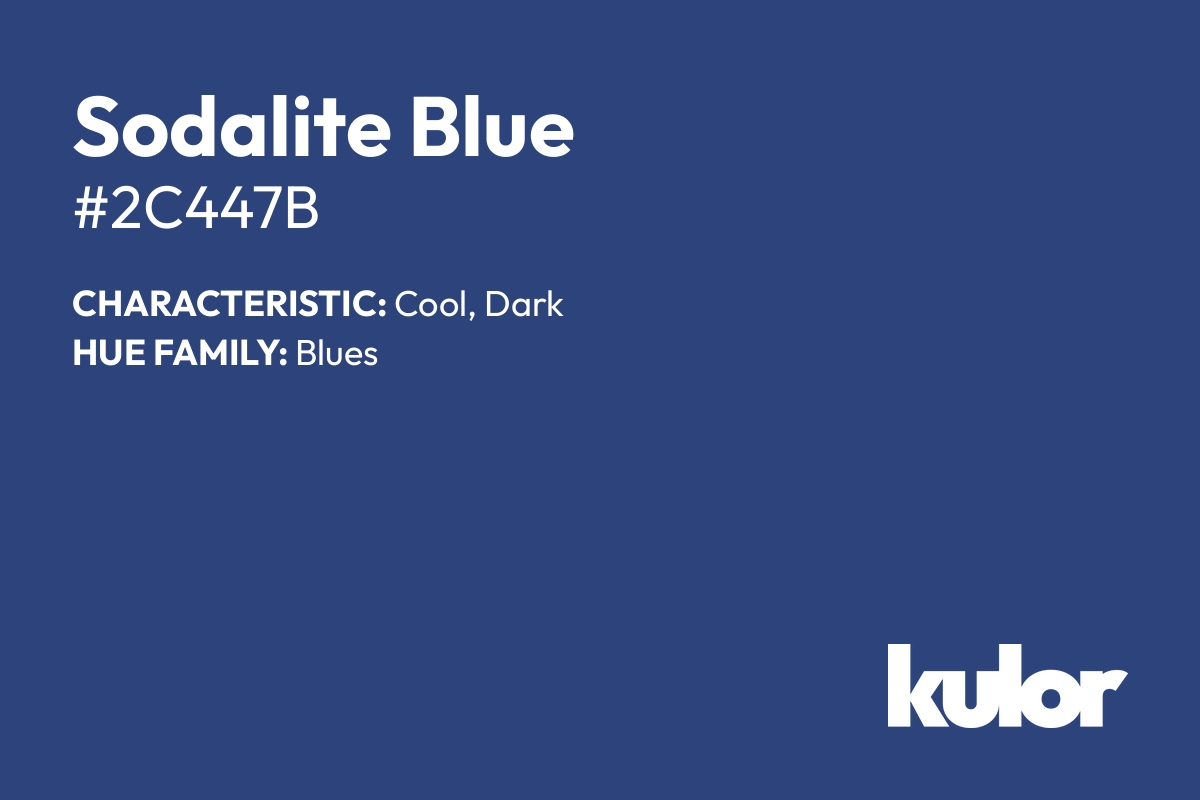 Sodalite Blue is a color with a HTML hex code of #2c447b.