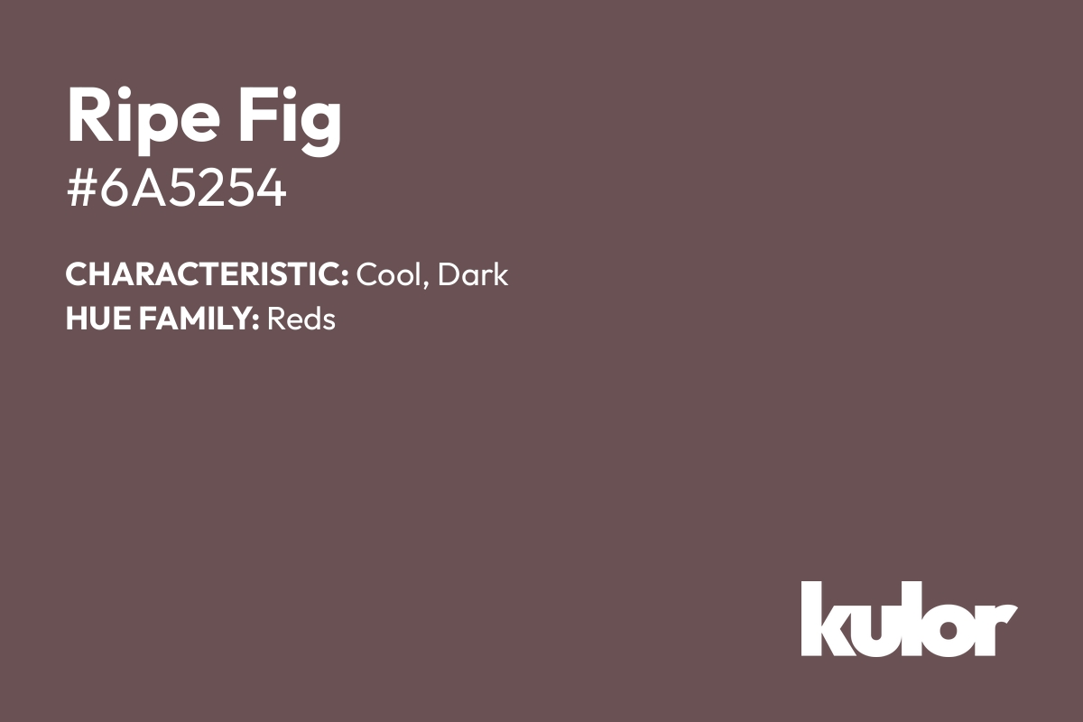 Ripe Fig is a color with a HTML hex code of #6a5254.