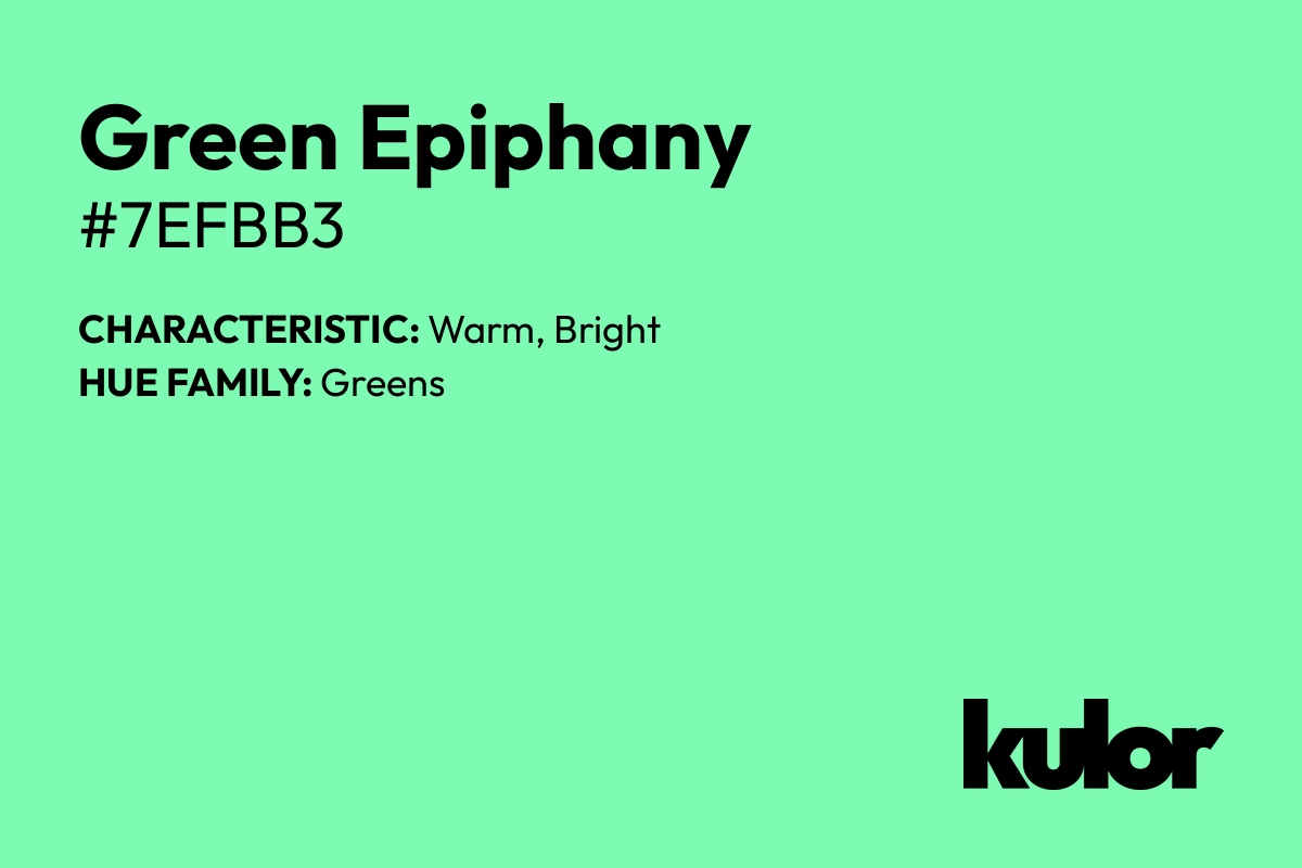 Green Epiphany is a color with a HTML hex code of #7efbb3.