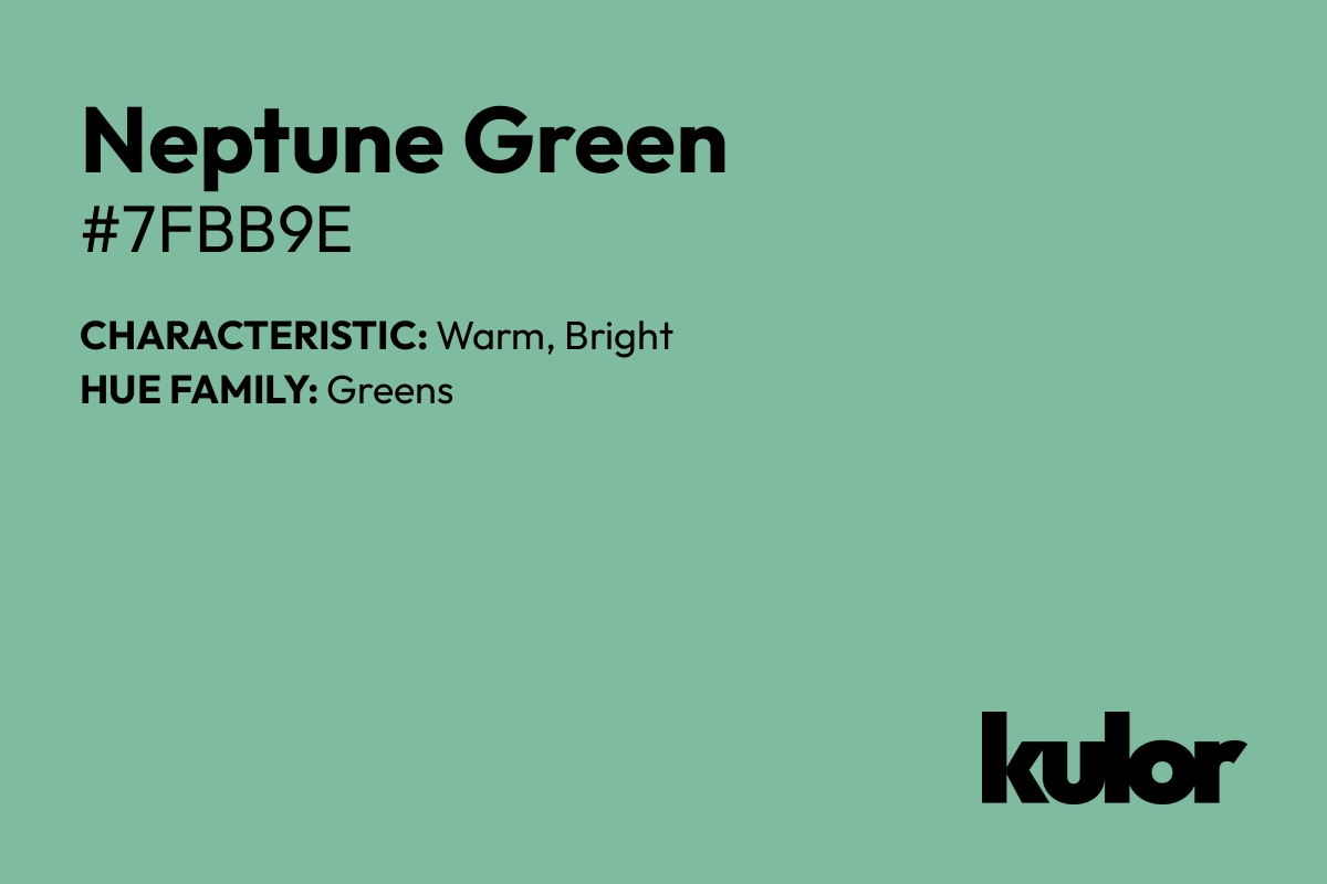 Neptune Green is a color with a HTML hex code of #7fbb9e.