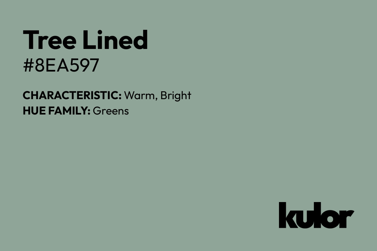 Tree Lined is a color with a HTML hex code of #8ea597.