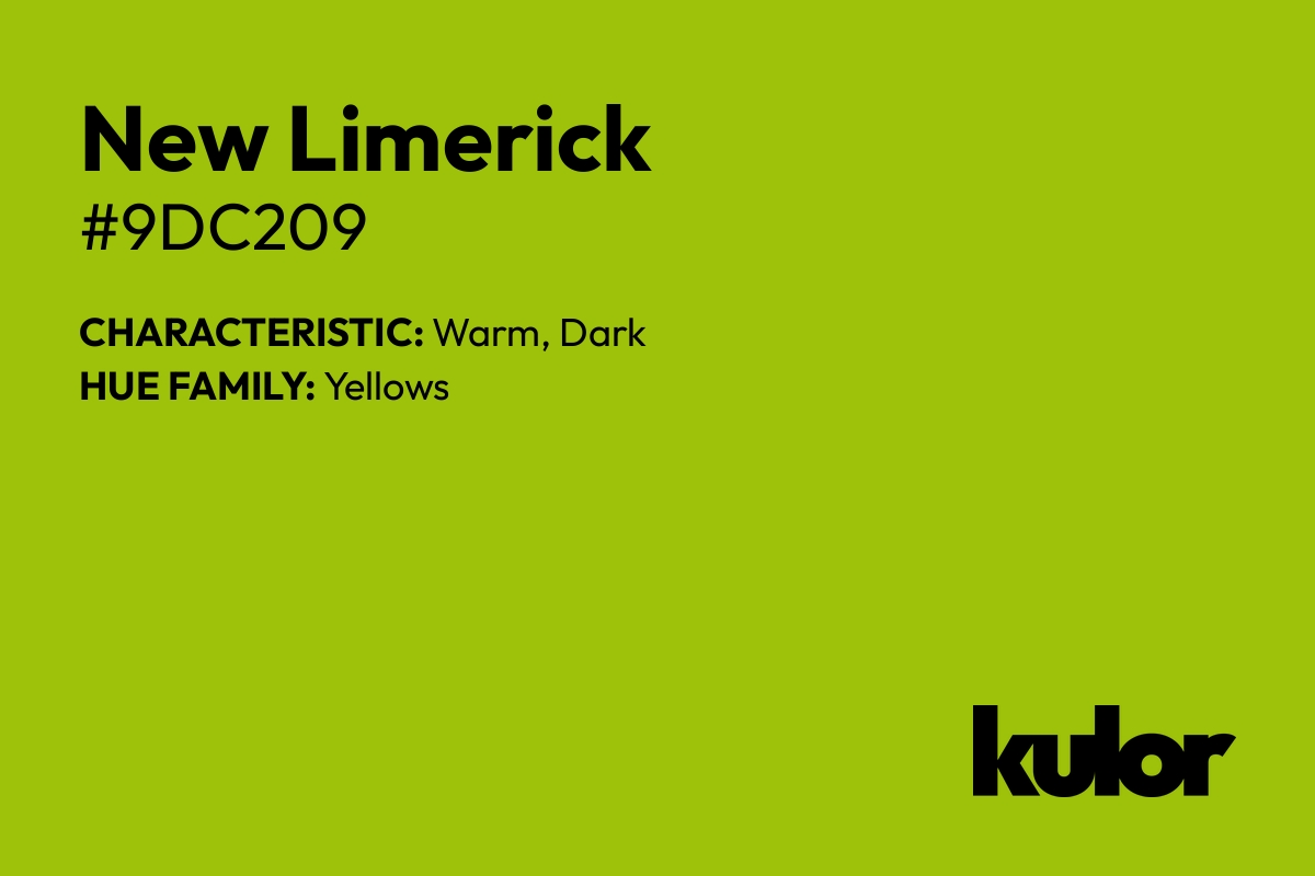 New Limerick is a color with a HTML hex code of #9dc209.