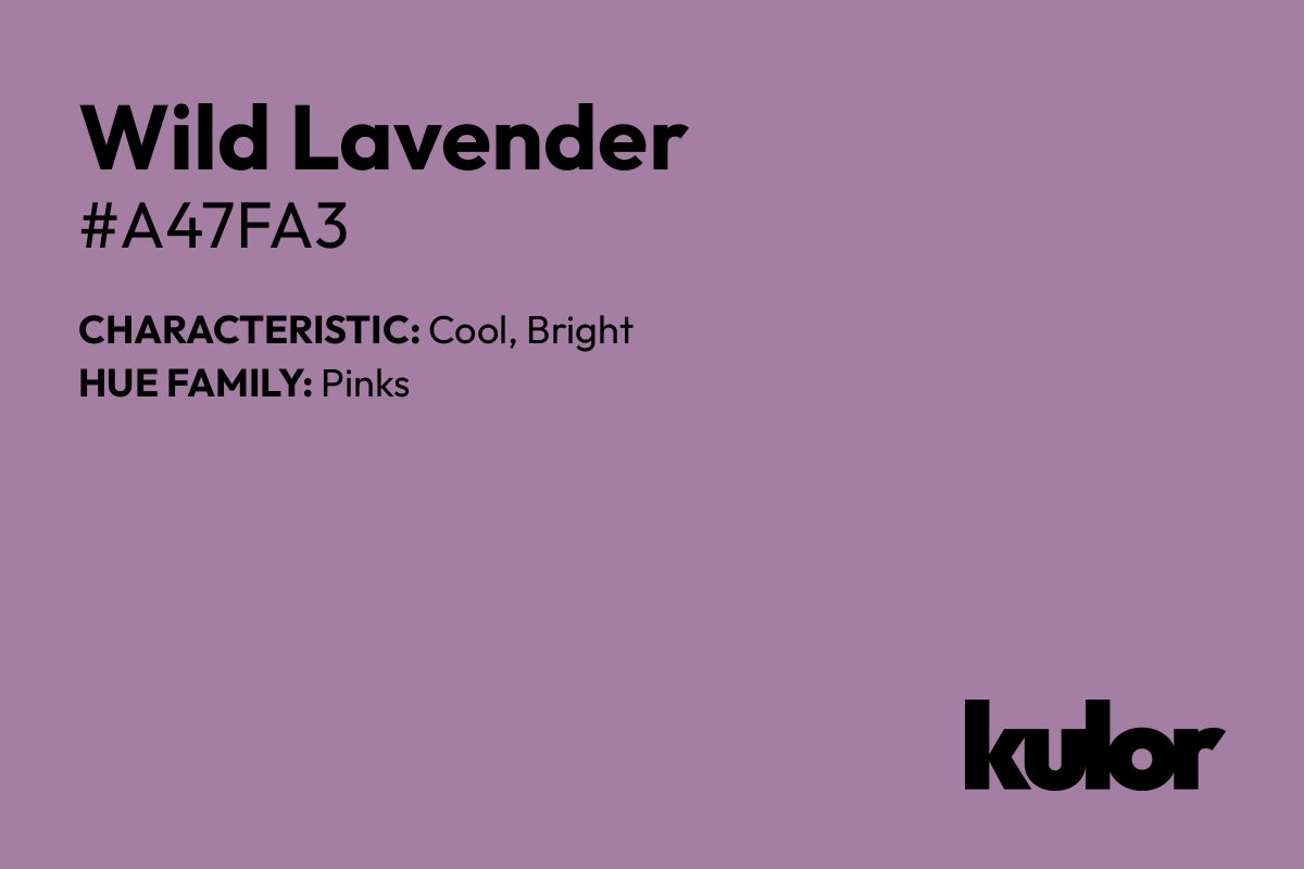 Wild Lavender is a color with a HTML hex code of #a47fa3.