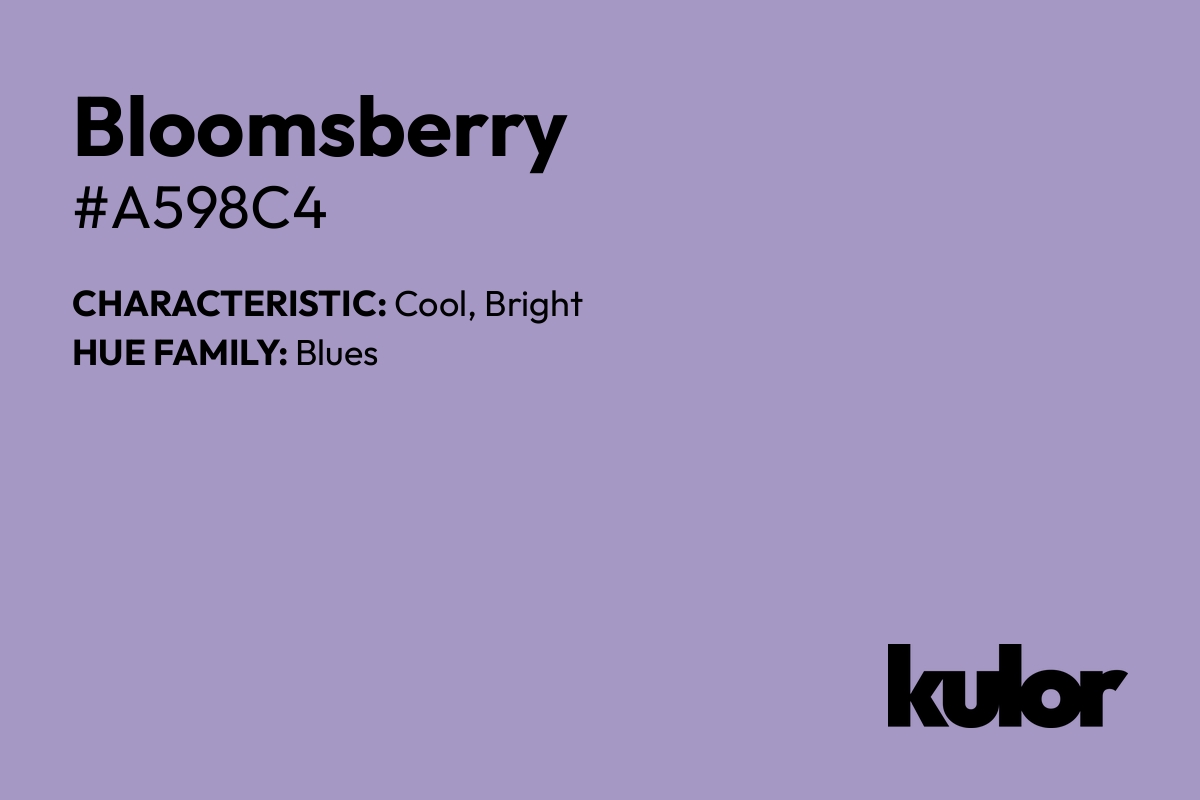 Bloomsberry is a color with a HTML hex code of #a598c4.