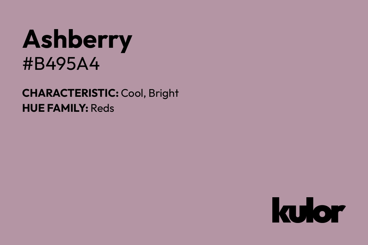 Ashberry is a color with a HTML hex code of #b495a4.