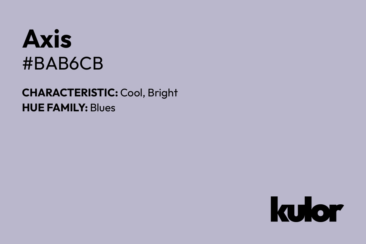 Axis is a color with a HTML hex code of #bab6cb.