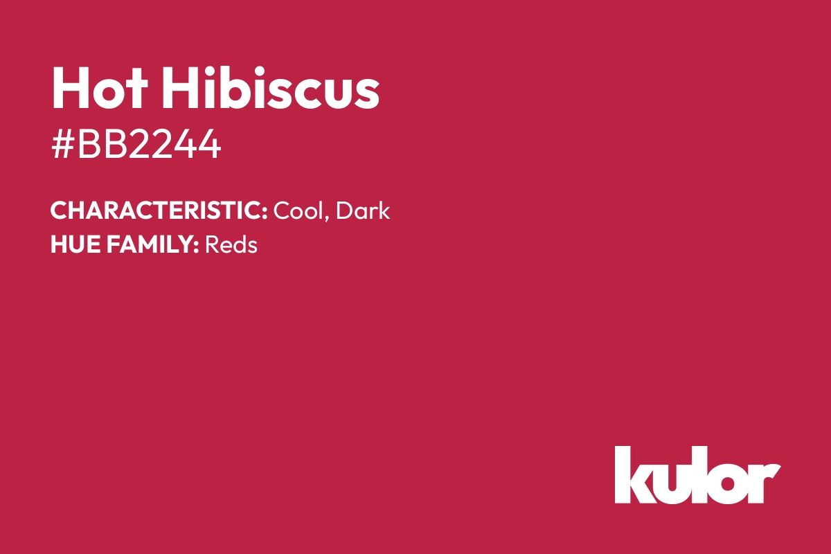 Hot Hibiscus is a color with a HTML hex code of #bb2244.