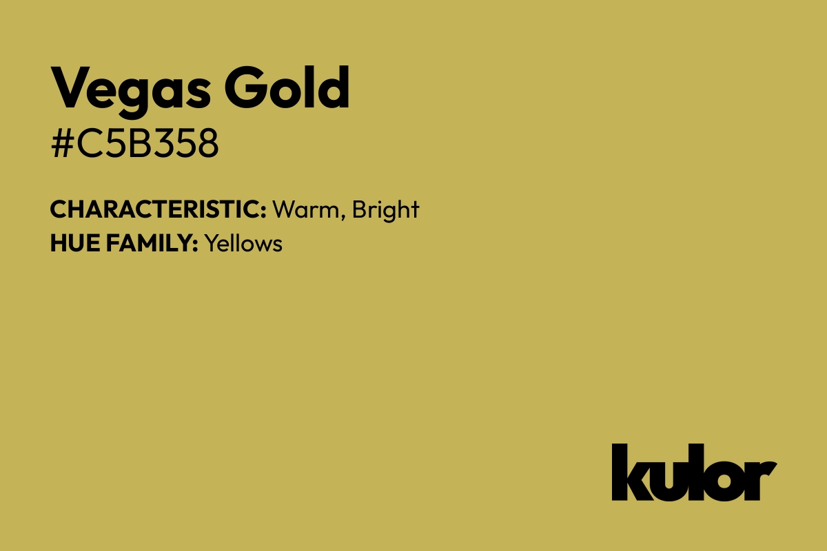 Vegas Gold is a color with a HTML hex code of #c5b358.