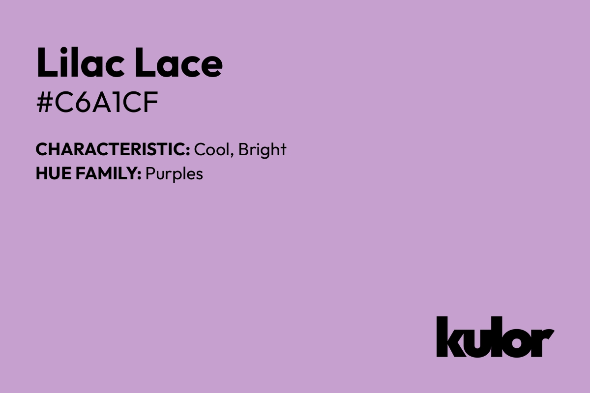 Lilac Lace is a color with a HTML hex code of #c6a1cf.