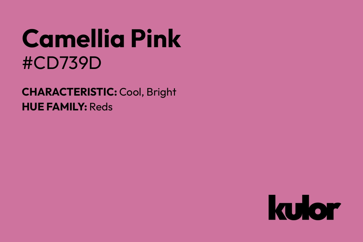 Camellia Pink is a color with a HTML hex code of #cd739d.