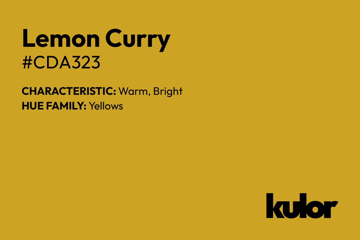 Lemon Curry is a color with a HTML hex code of #cda323.