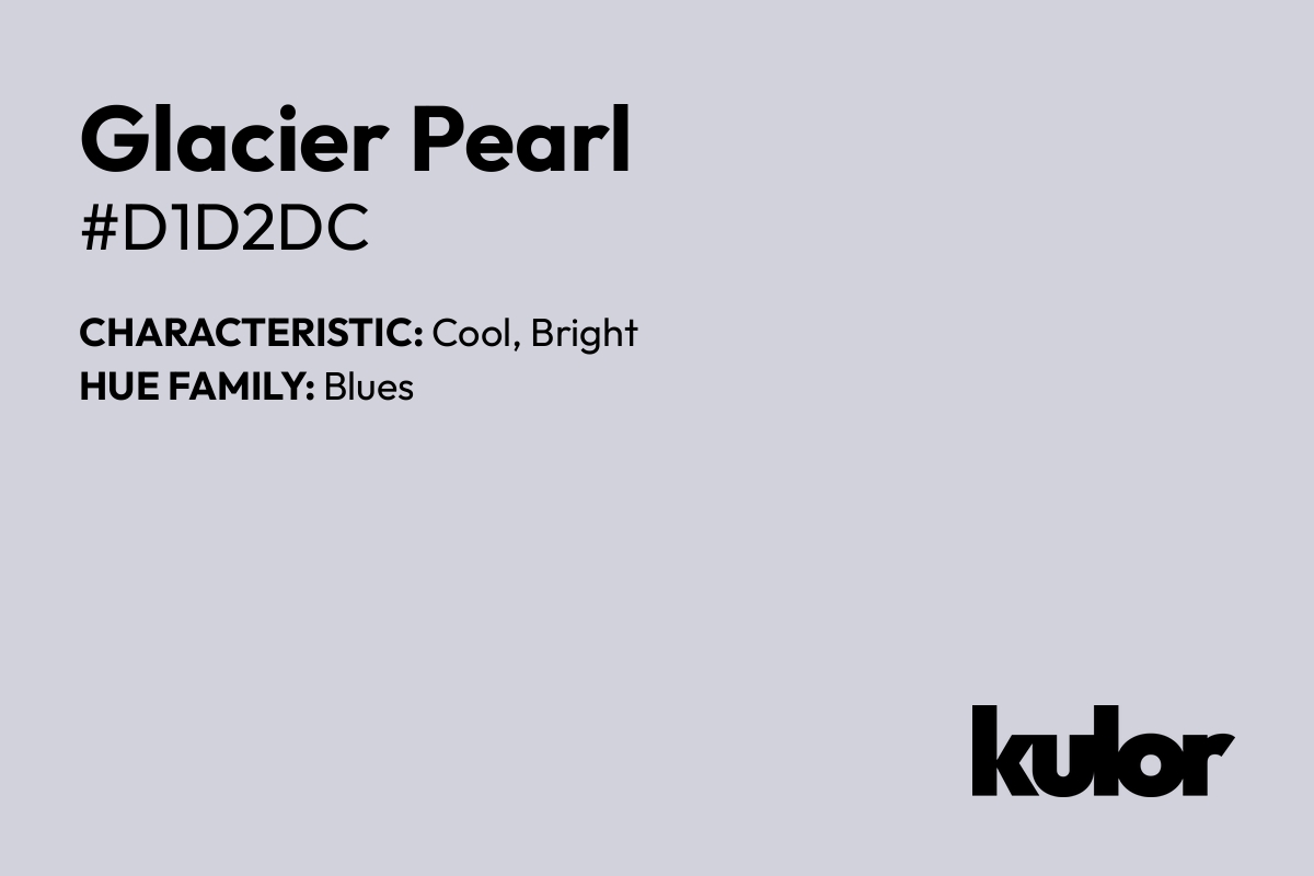 Glacier Pearl is a color with a HTML hex code of #d1d2dc.