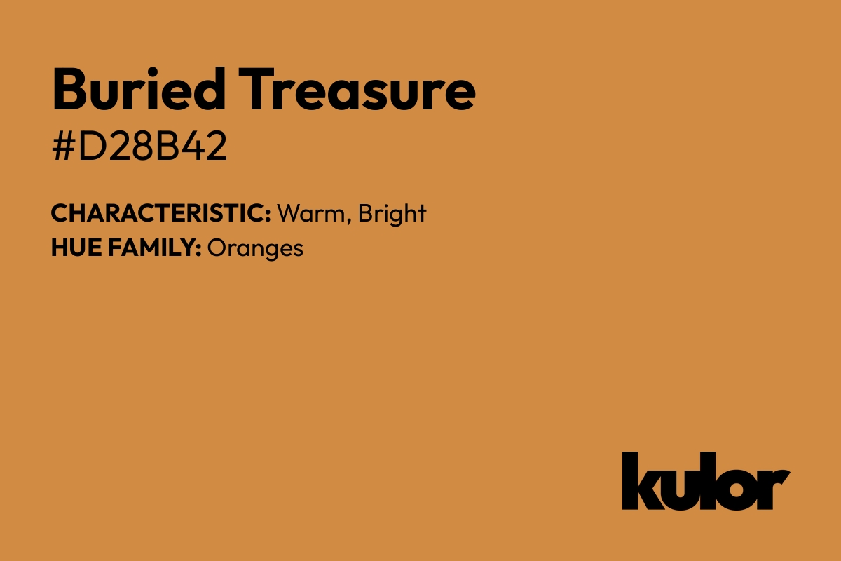 Buried Treasure is a color with a HTML hex code of #d28b42.