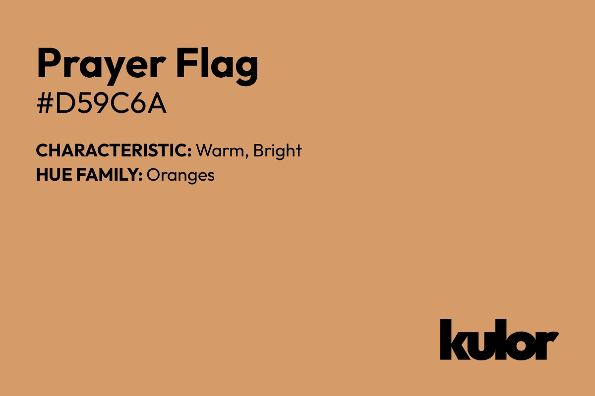 Prayer Flag is a color with a HTML hex code of #d59c6a.