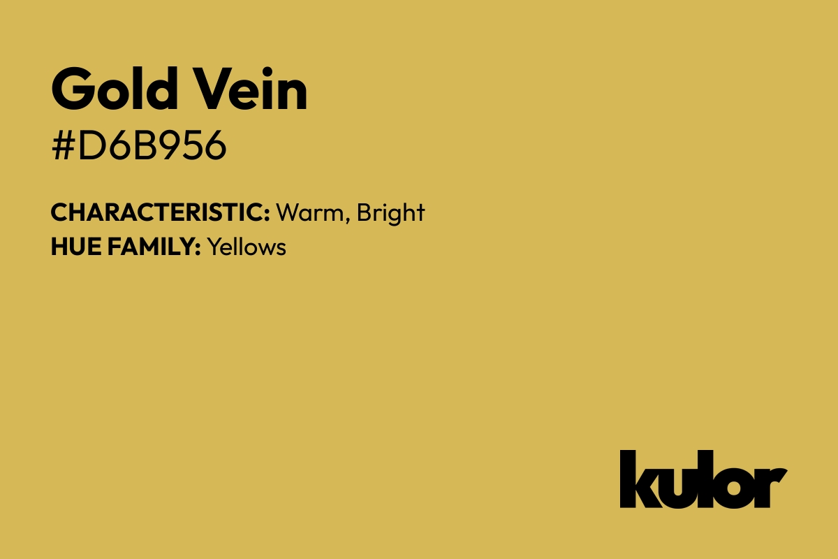 Gold Vein is a color with a HTML hex code of #d6b956.