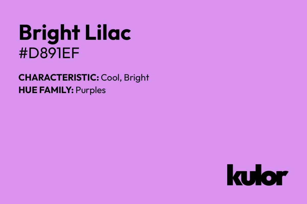 Bright Lilac is a color with a HTML hex code of #d891ef.