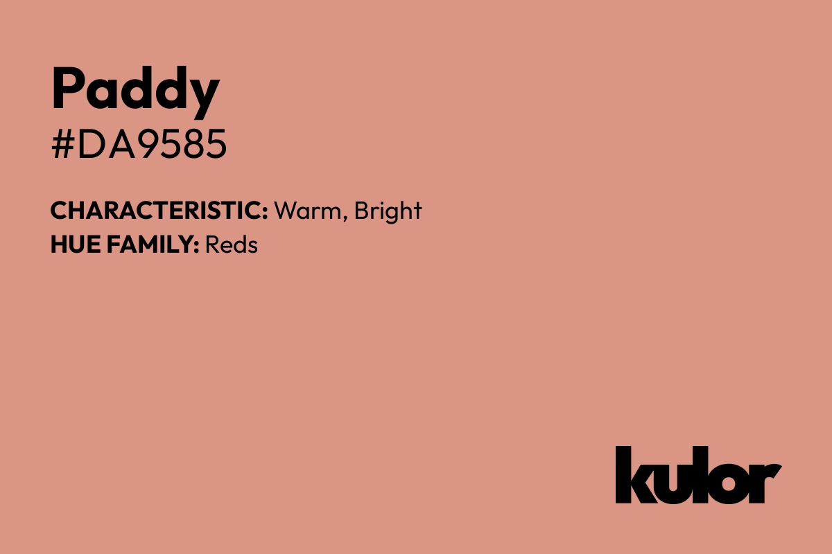 Paddy is a color with a HTML hex code of #da9585.