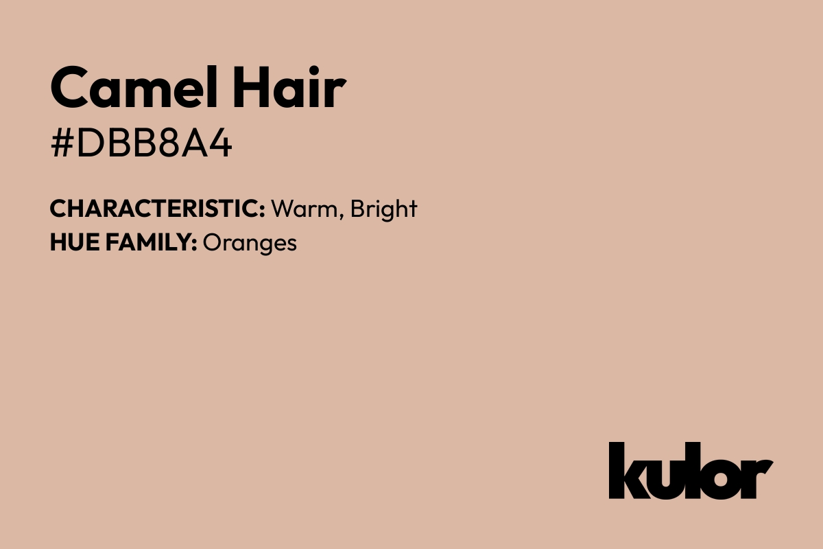 Camel Hair is a color with a HTML hex code of #dbb8a4.