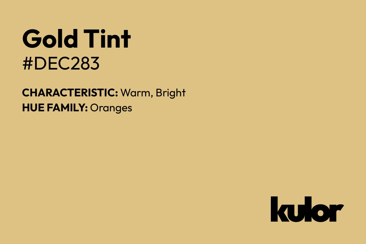 Gold Tint is a color with a HTML hex code of #dec283.