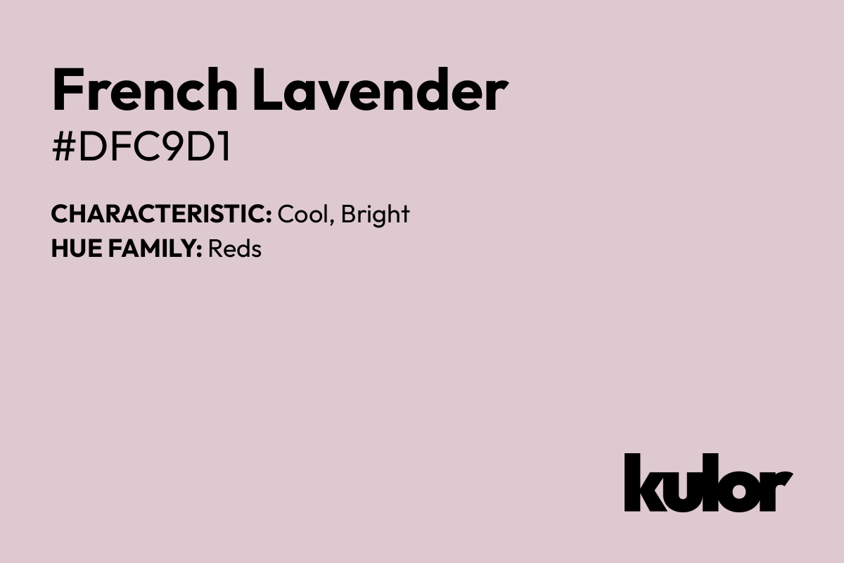 French Lavender is a color with a HTML hex code of #dfc9d1.