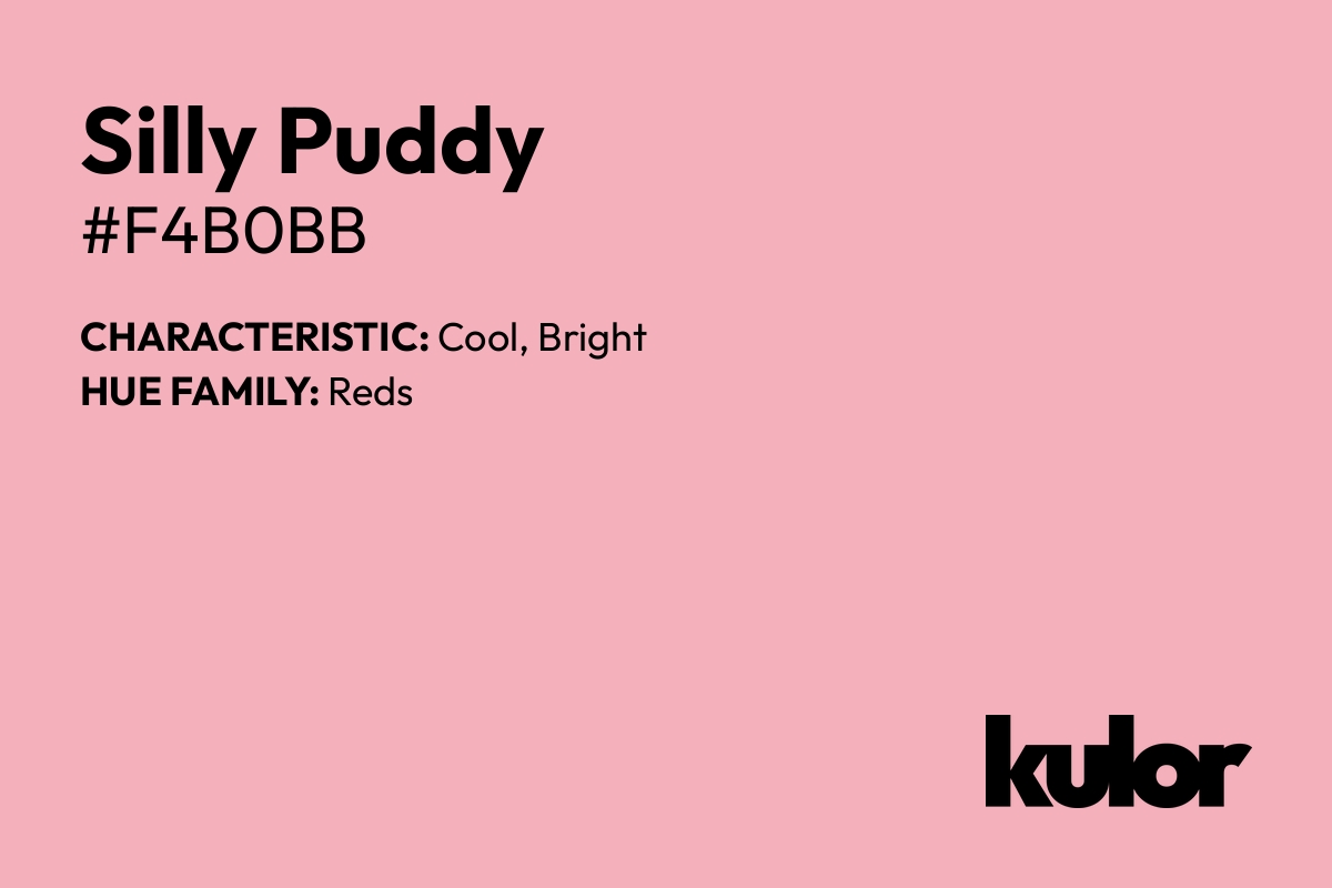 Silly Puddy is a color with a HTML hex code of #f4b0bb.