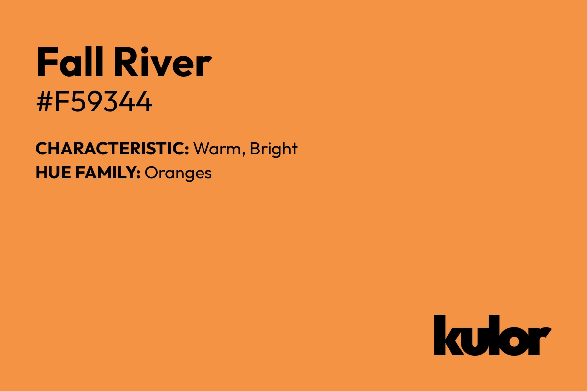 Fall River is a color with a HTML hex code of #f59344.