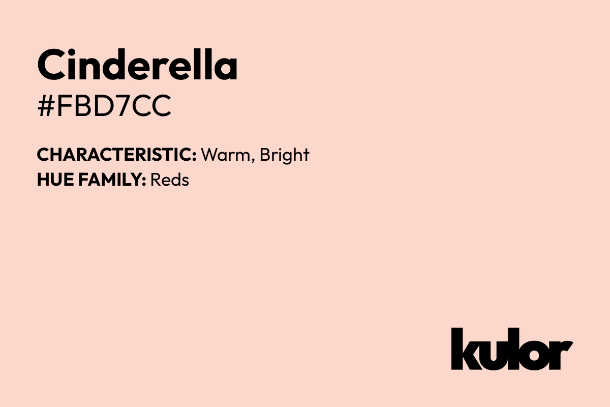 Cinderella is a color with a HTML hex code of #fbd7cc.