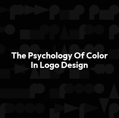 The Psychology Of Color In Logo Design